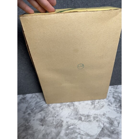 Vtg Pyramid Glass Ornaments Box 11 Stencil Glitter Solid Xmas USA READ Pink Blu - Picture 8 of 9